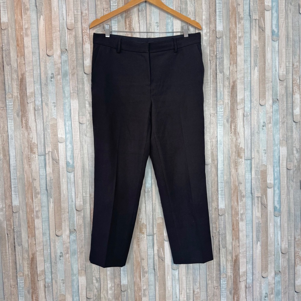 Meg‎ Shop M Tailored Slim Straight Cigarette Trousers Flat Front Dress Pants